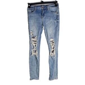 Eunina Denim Blue Jeans Womens 5 Jude mid rise skinny ankle Cotton Spandex